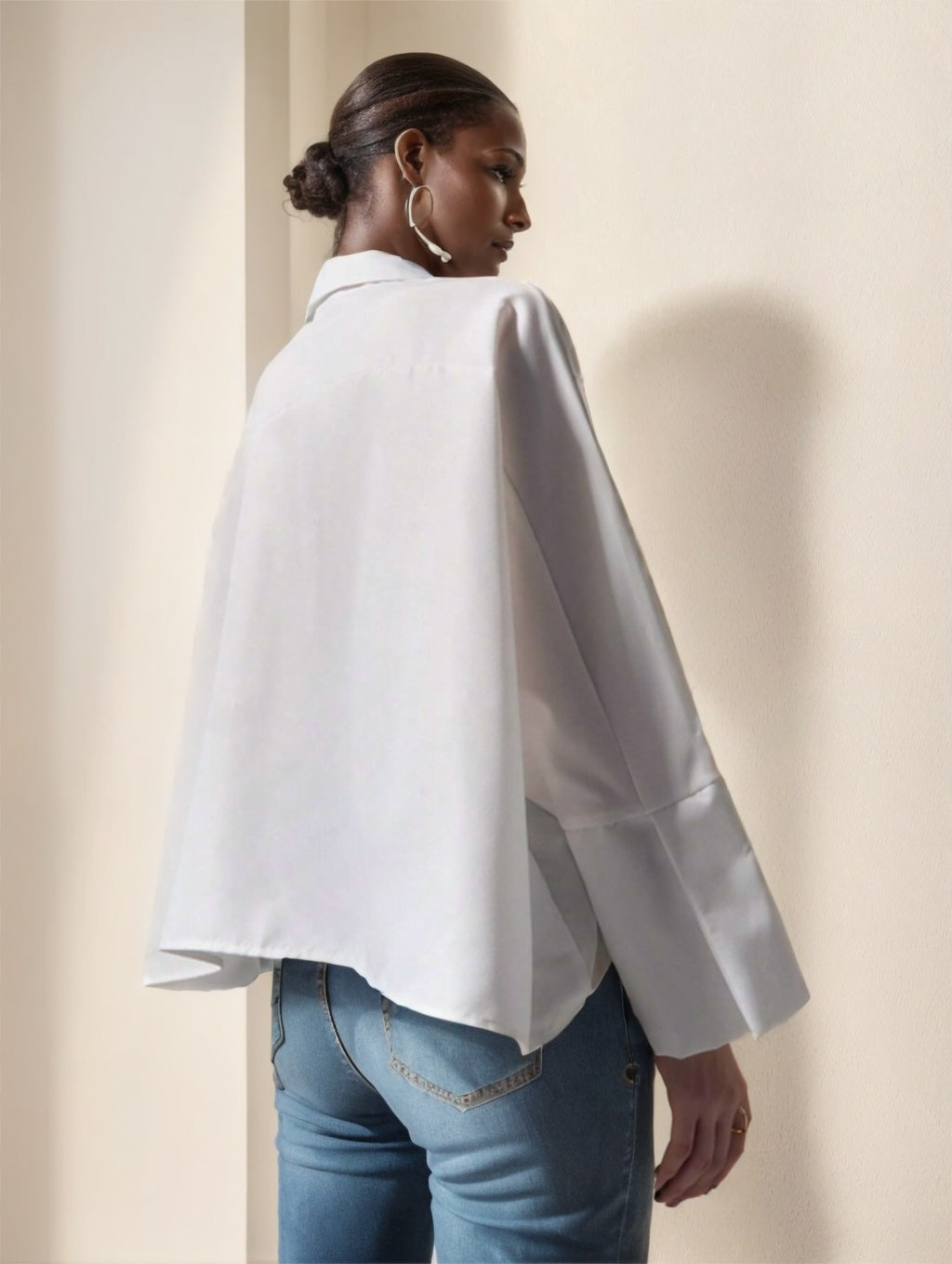 Women's French Solid Color Long Sleeve