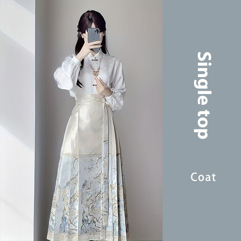 Chinese Women's Clothes National Style Two-piece Set Slimming Improved Hanfu