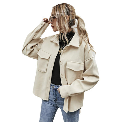Lapel Single-breasted Thick Solid