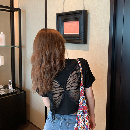 BUTTERFLY BACKLESS SHIRT