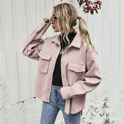 Lapel Single-breasted Thick Solid