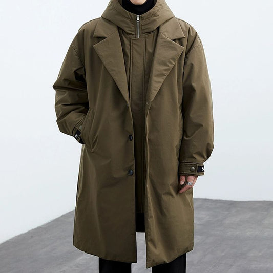 Coat Coat Men's False Two Pieces
